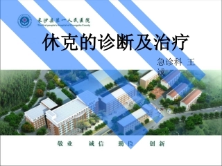 休克的诊疗及治疗