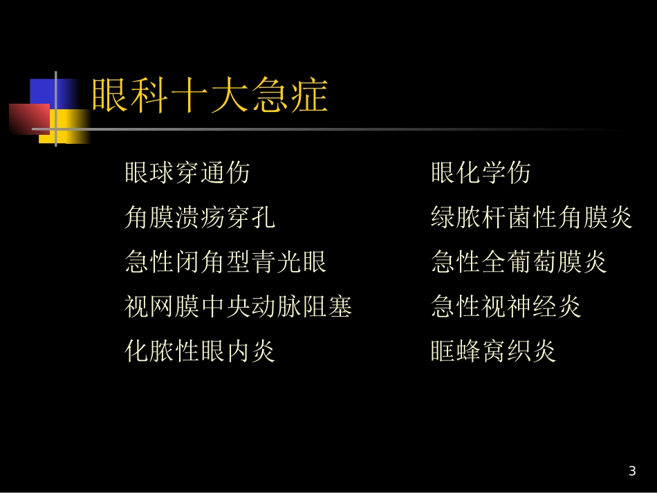 眼科十大急症课件_第3页