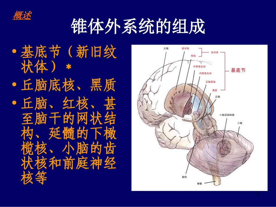 医学课件运动障碍锥体外系疾病_第2页