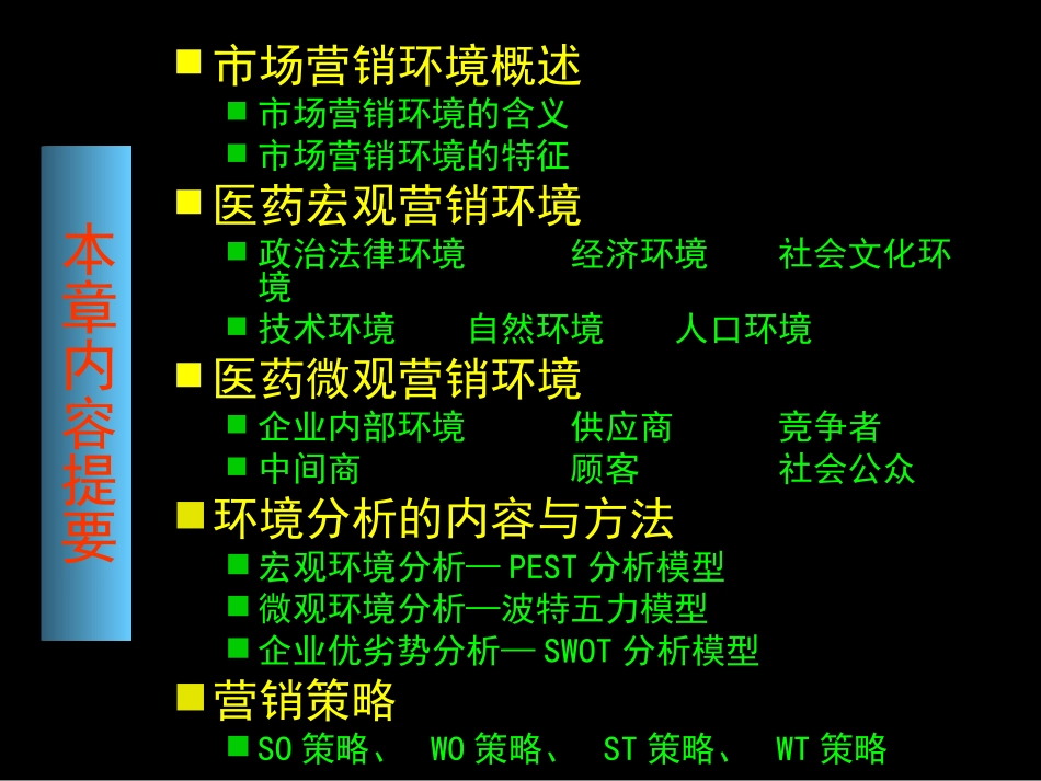 医药市场营销学人卫社医药市场营销环境分析_第2页