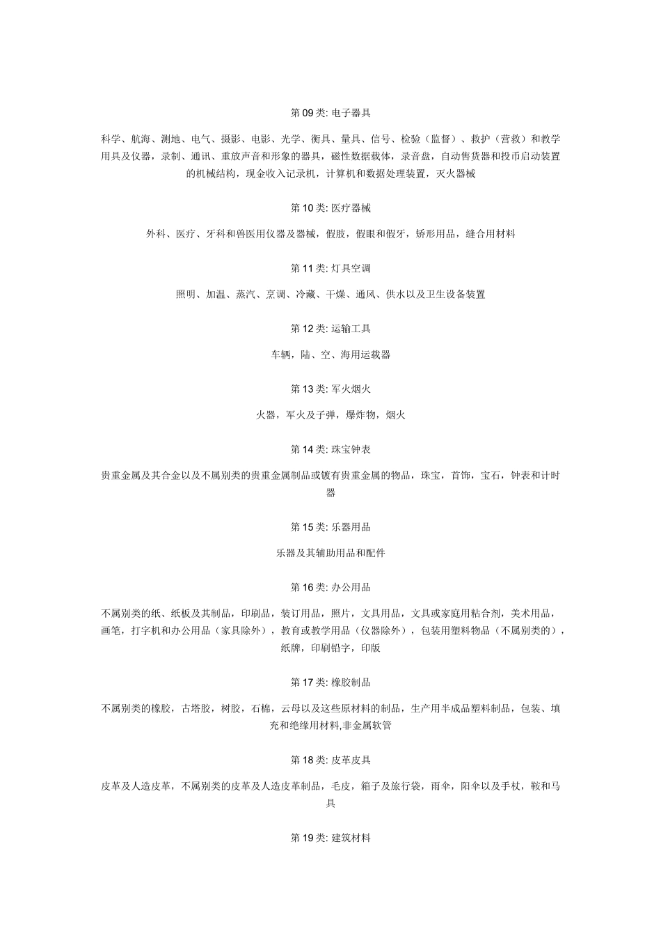 商标分类目录_第2页