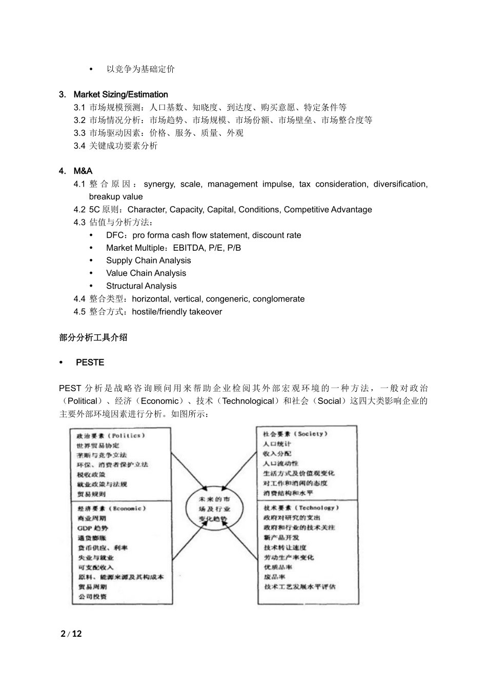 商业案例分析的常见框架与工具_第2页