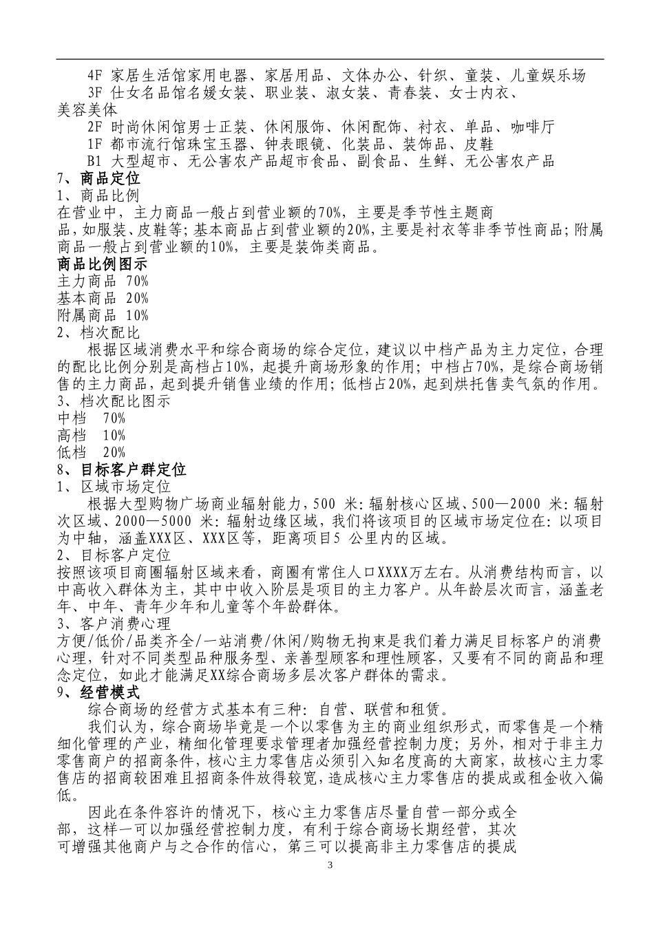 商场招商方案_第3页