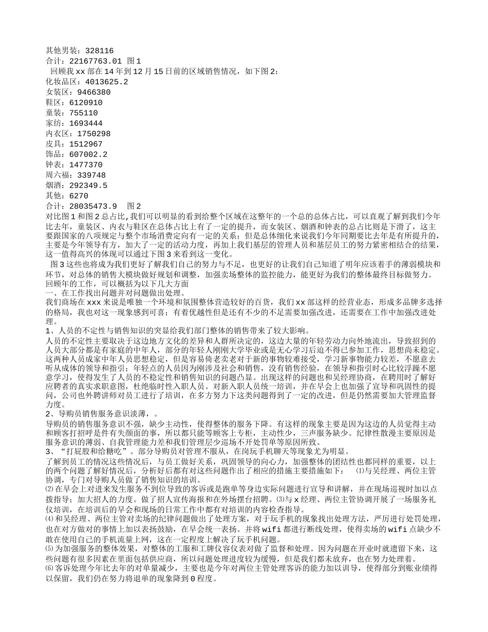 商场总经理年终工作总结_第3页