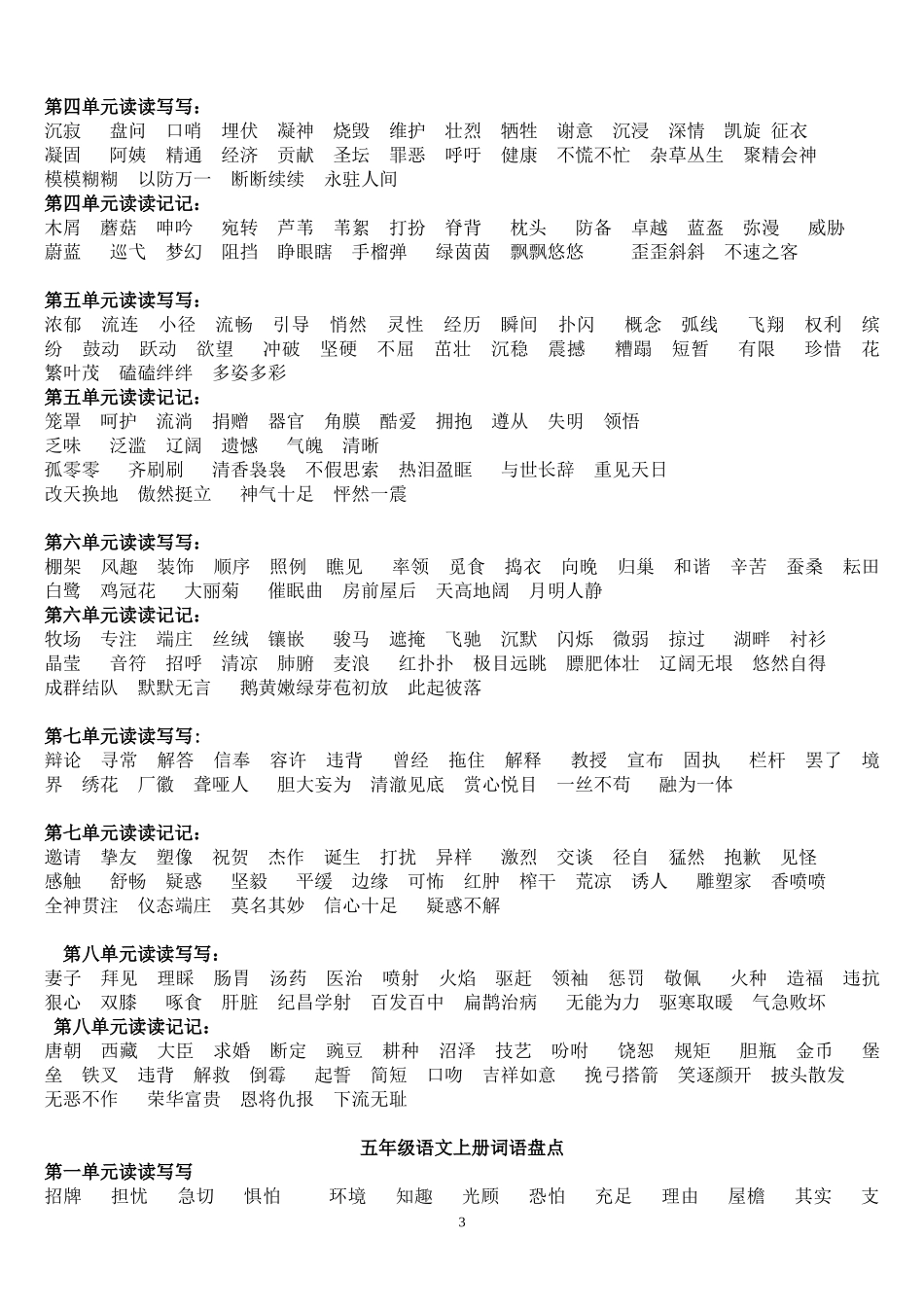 四到六年级词语盘点_第3页