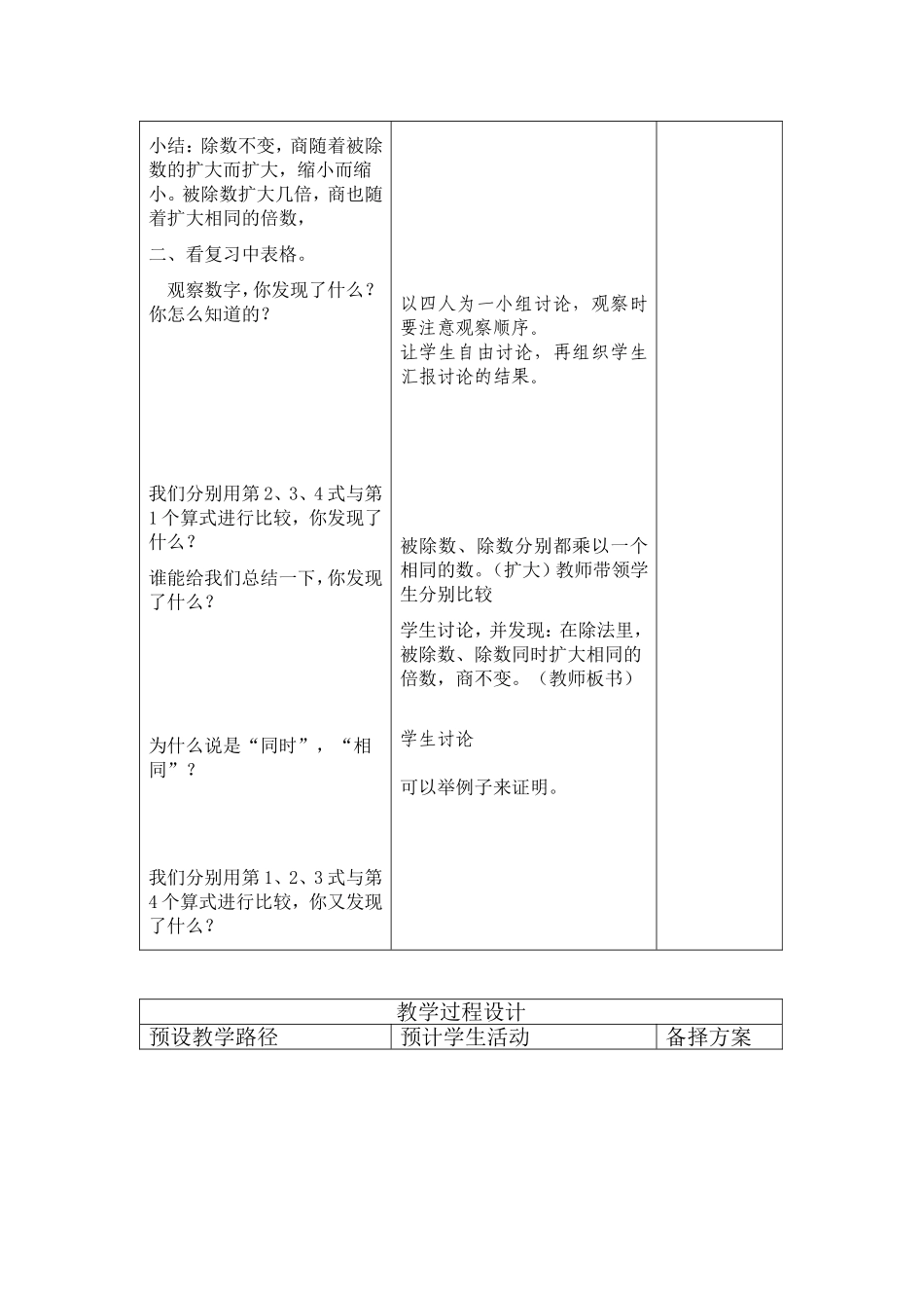 商的变化规律教学设计_第2页