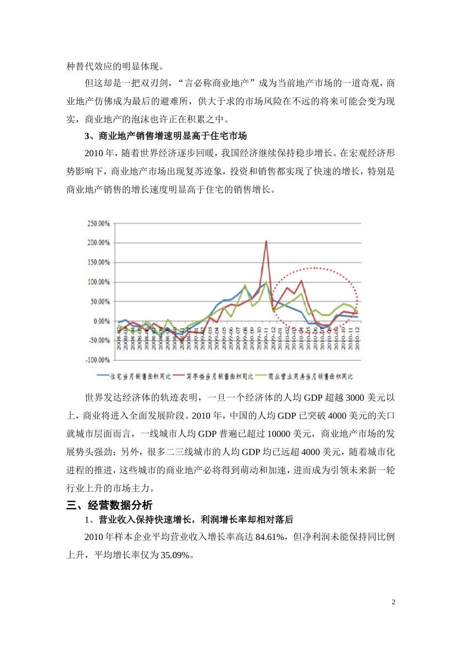 商业地产上市公司年报综合分析_第3页