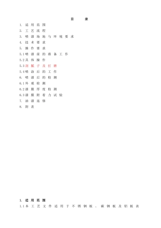 喷漆作业指导书(同名18619)