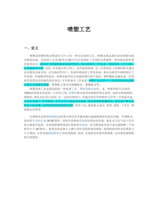 喷塑与烤漆分析