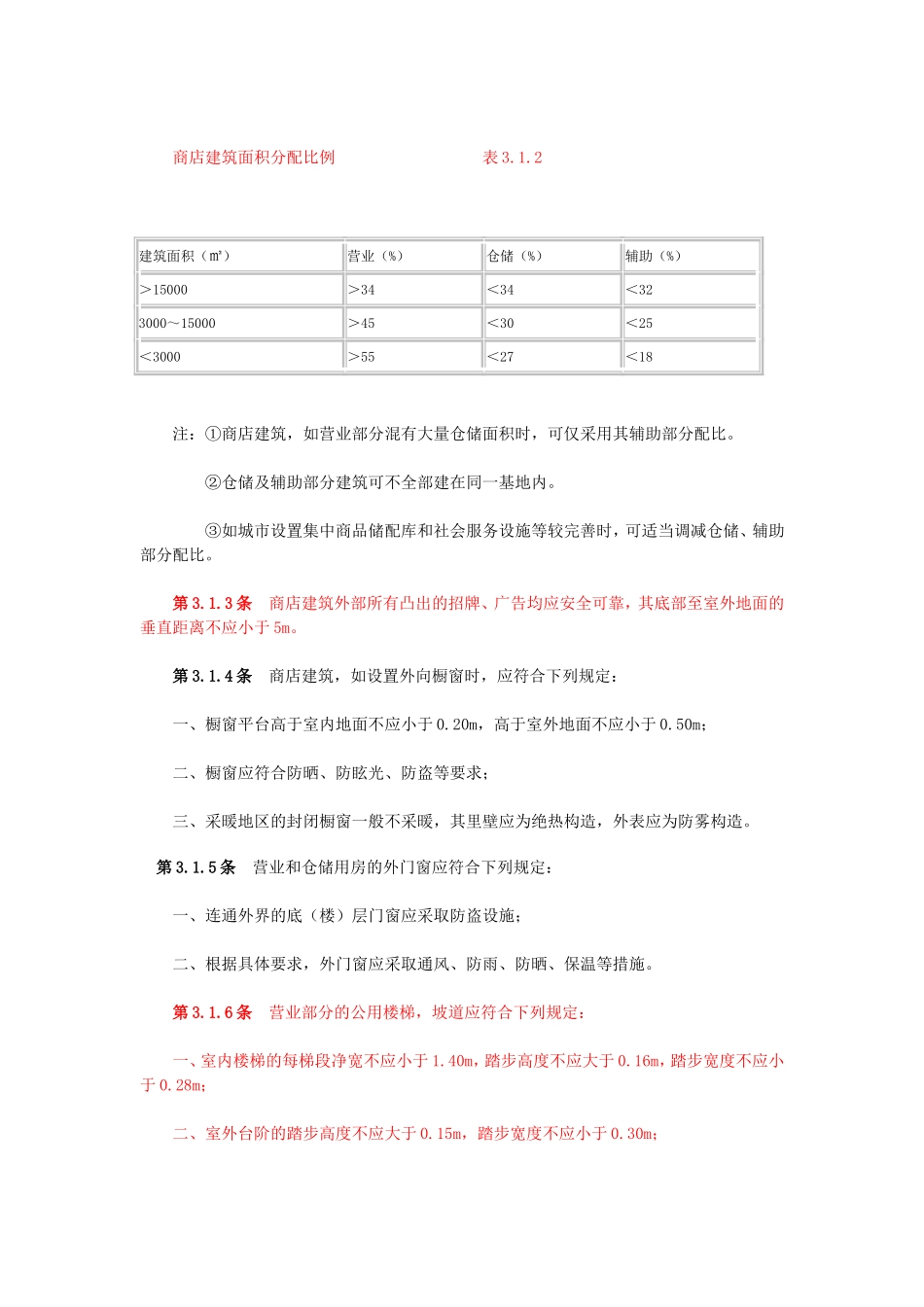 商业建筑设计规范_第3页