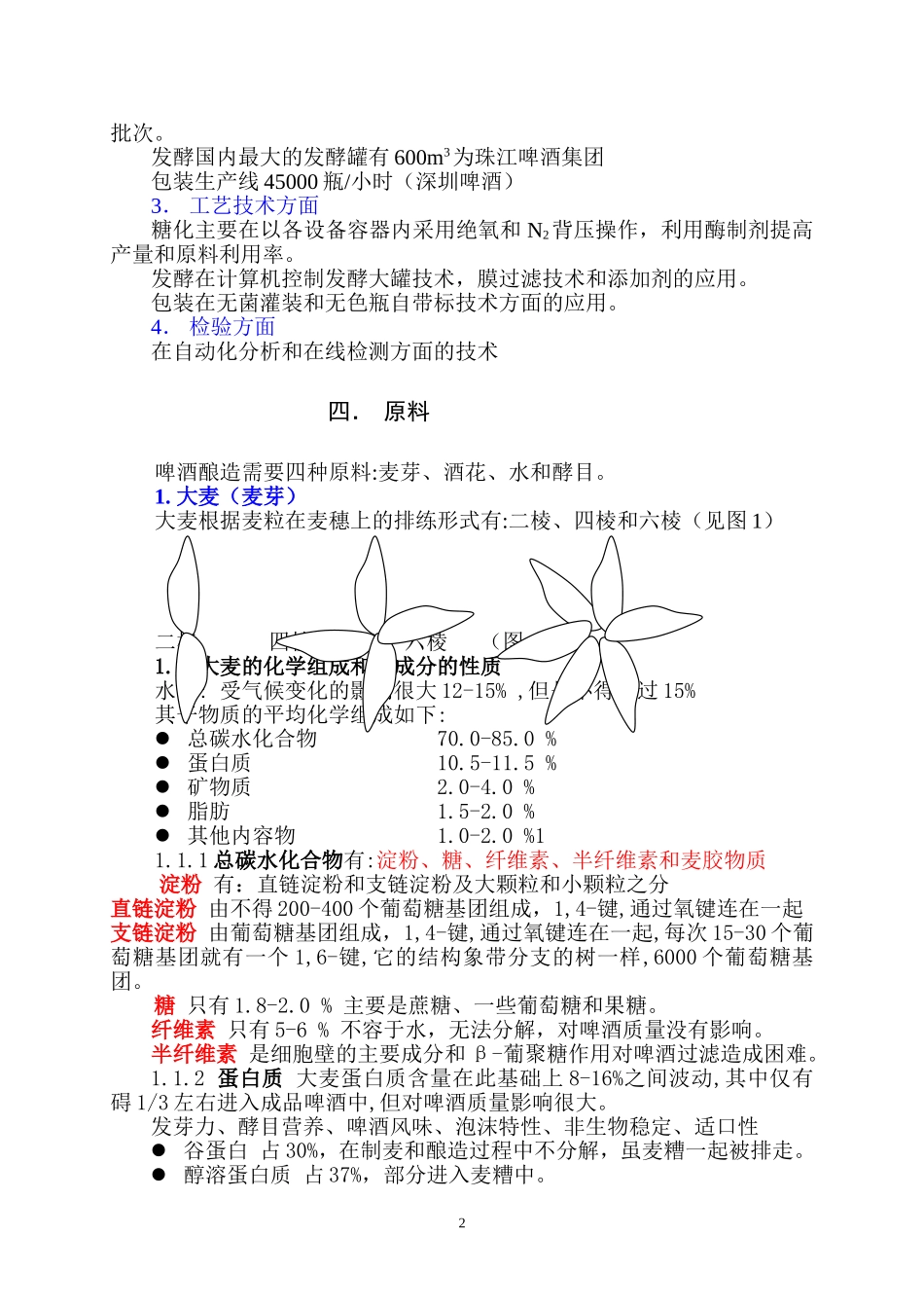 啤酒的工艺技术有关知识(ZPL)_第2页