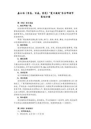 啤酒节4.20