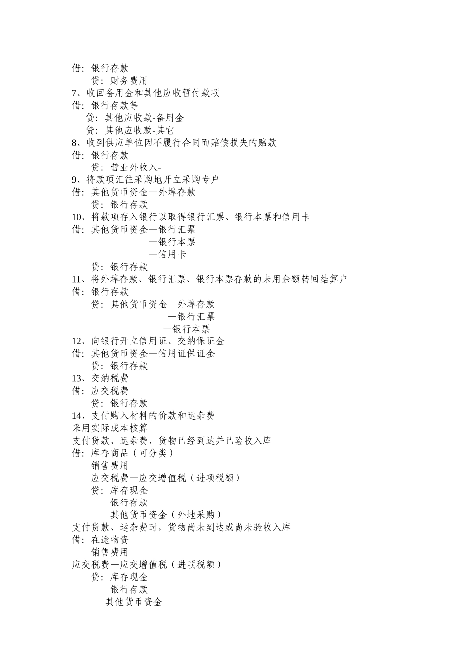 商业企业会计分录_第2页