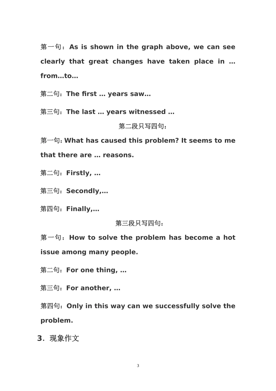 四六级写作高分三大要素_第3页
