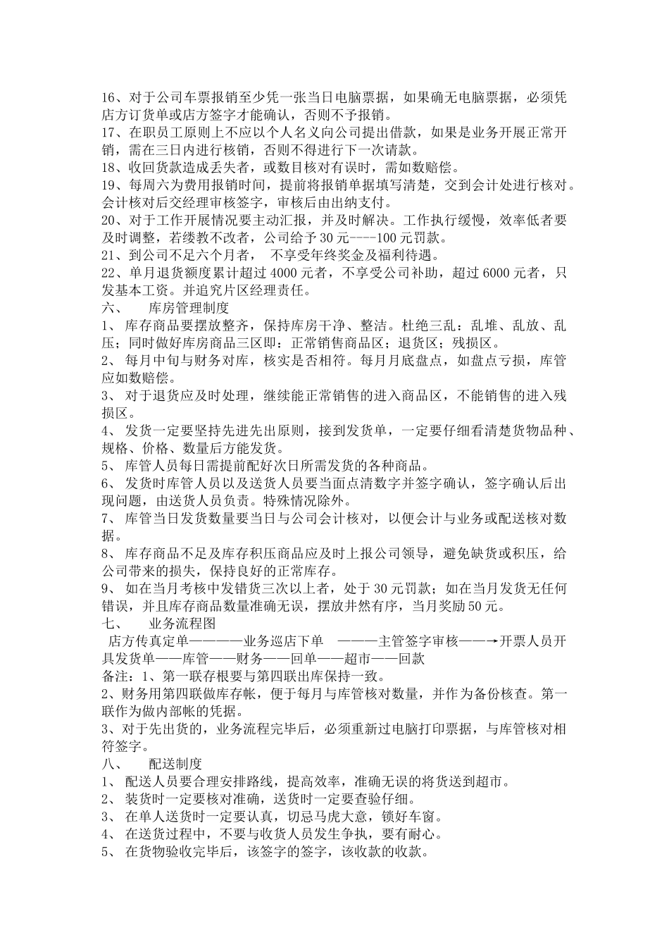 商贸公司管理规章制度_第3页