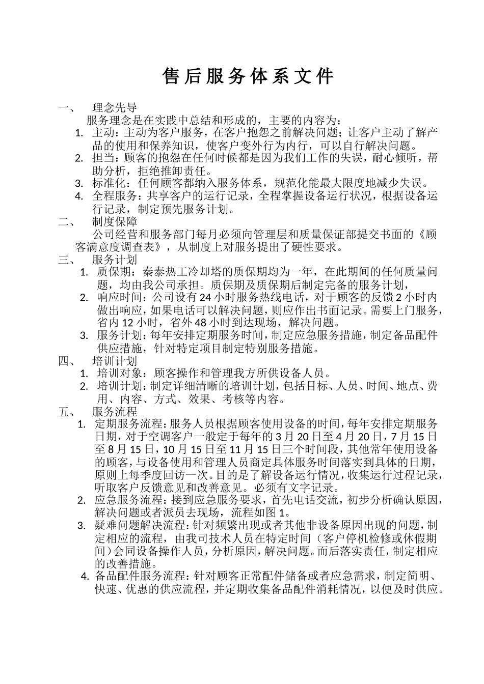 售后服务体系_第1页