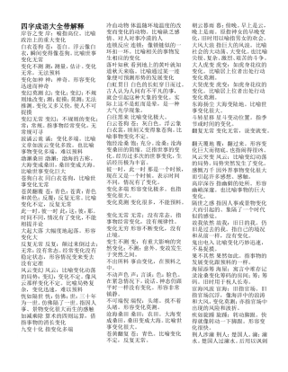 四字成语大全带解释(同名24179)