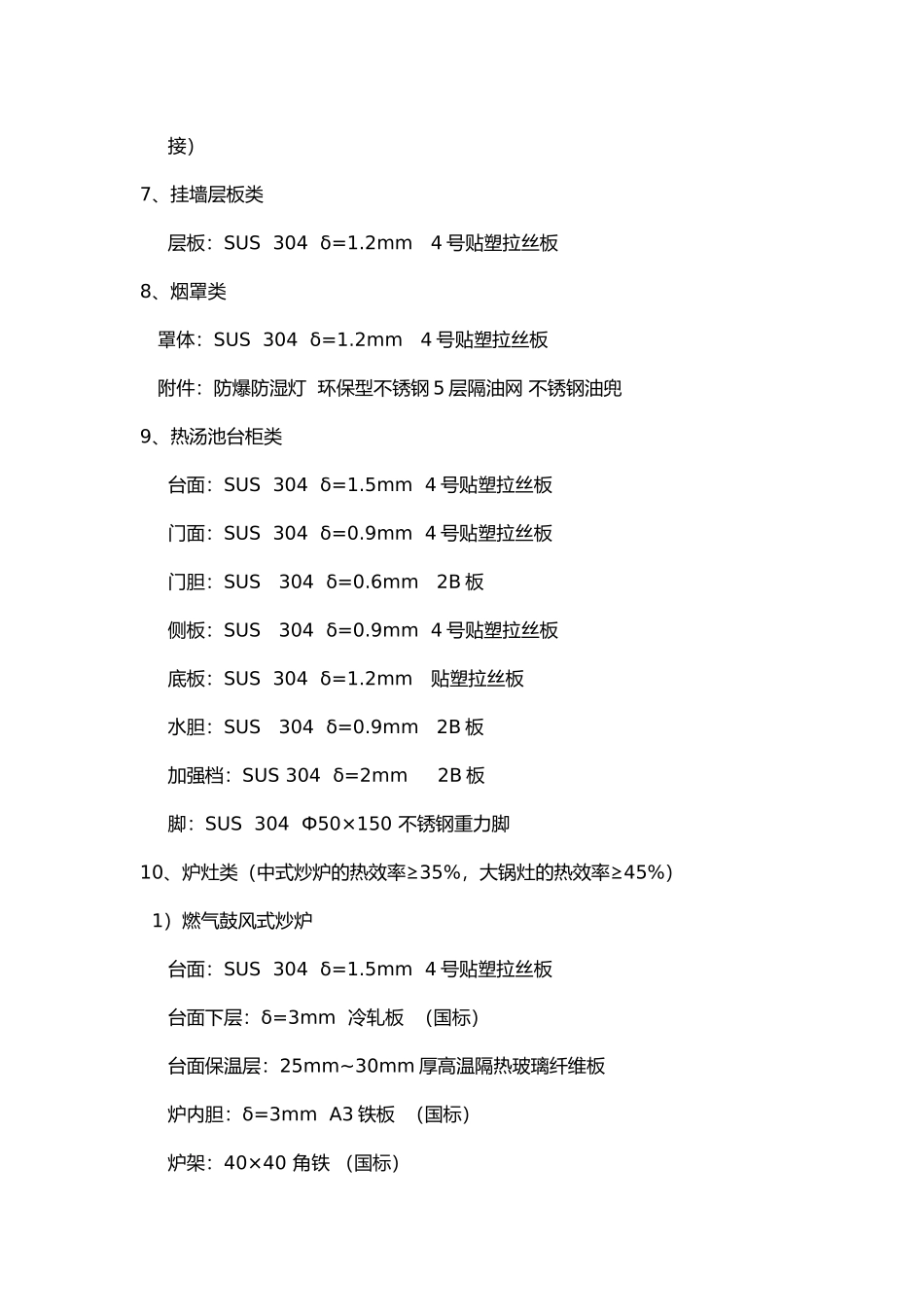 商用厨房设备标准_第3页