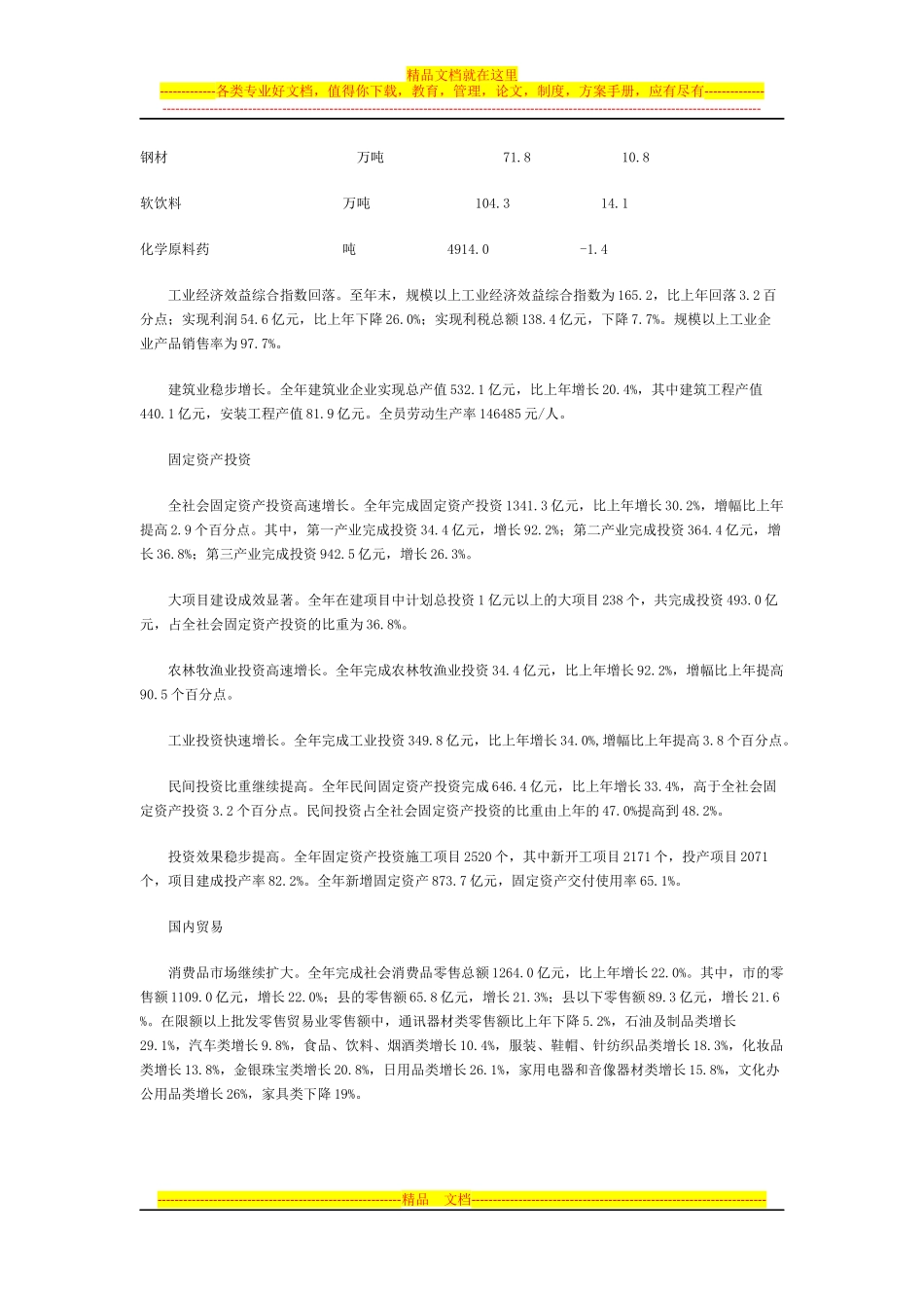 哈尔滨市2009年经济分析报告_第3页