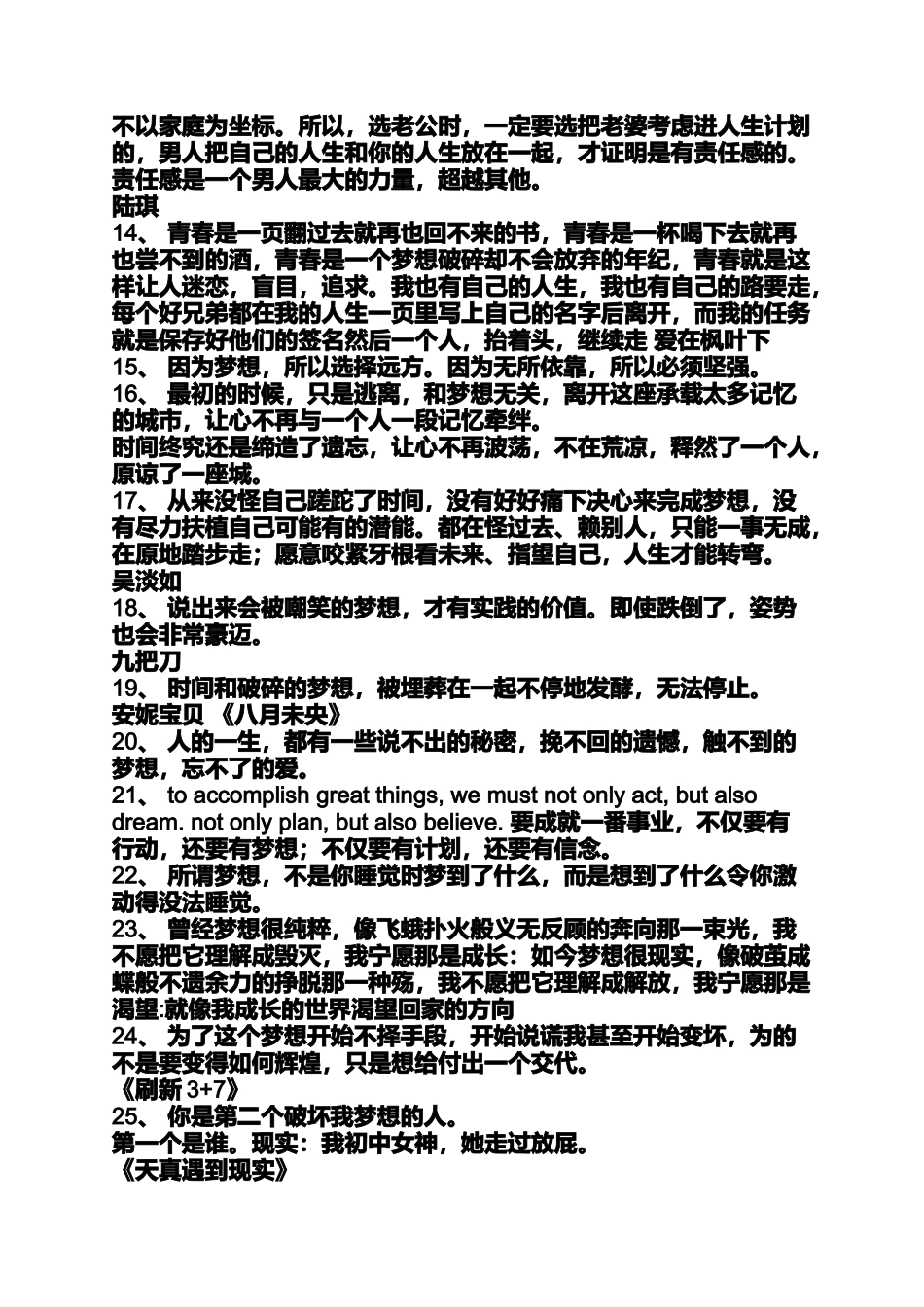 唯美句子关于理想_第2页