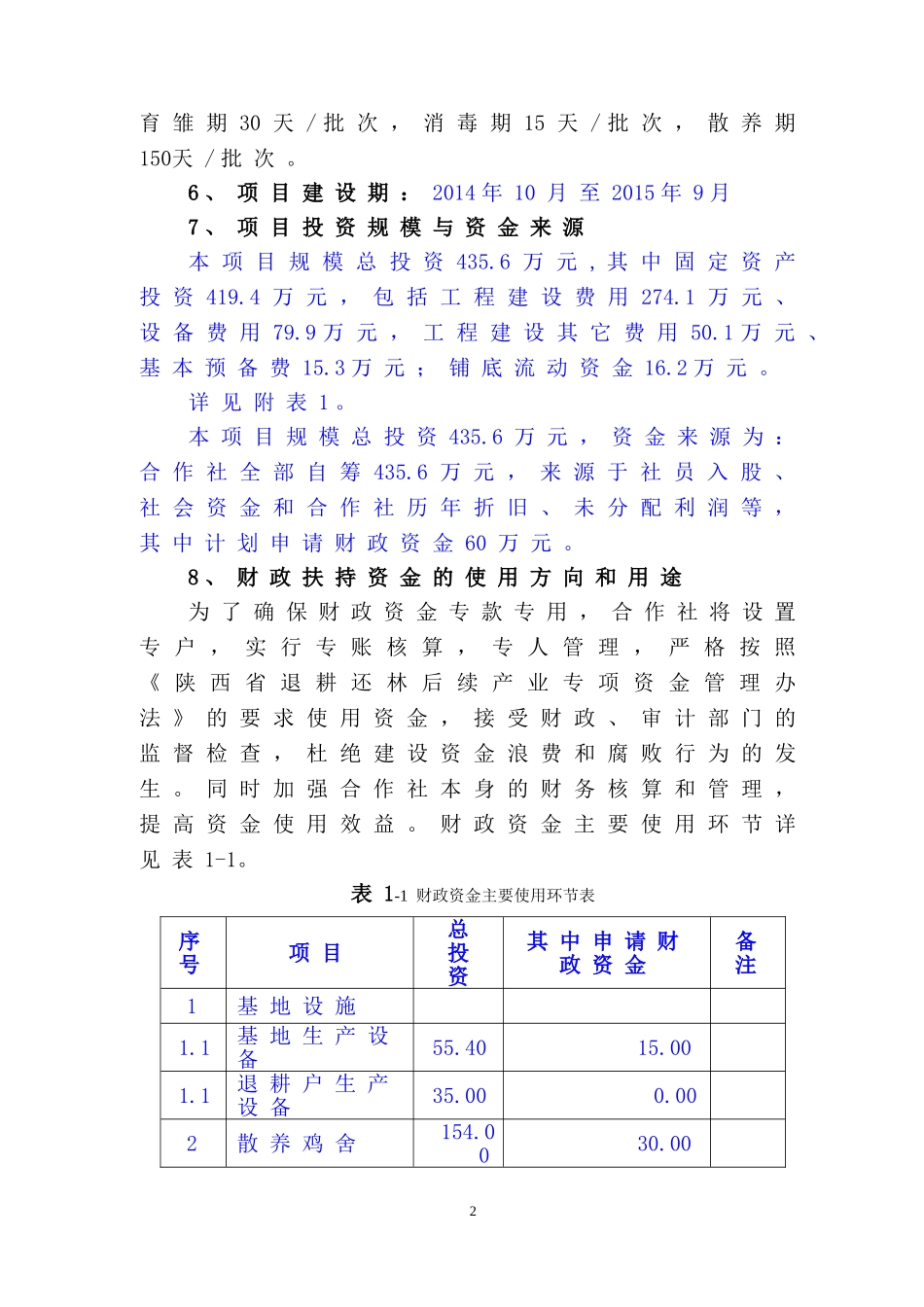 商南县生态贵妃鸡散养基地建设项目可研报告_第2页