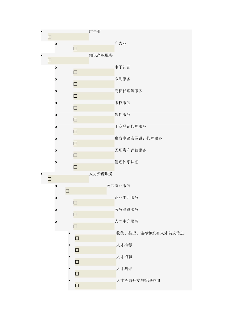 商务服务业经营范围_第3页