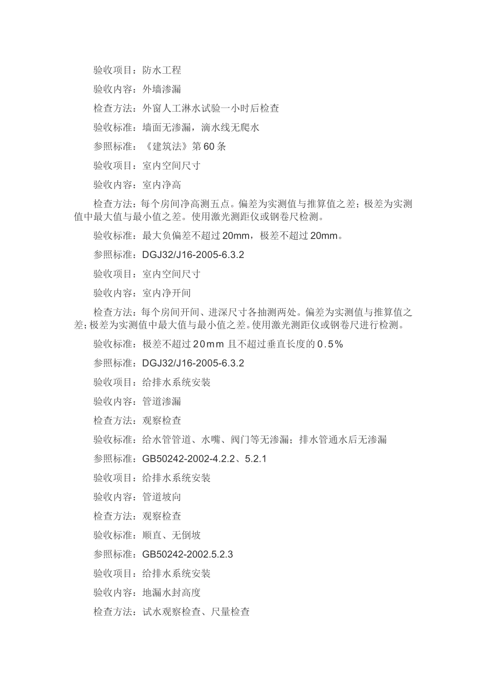 商品房验房标准_第3页