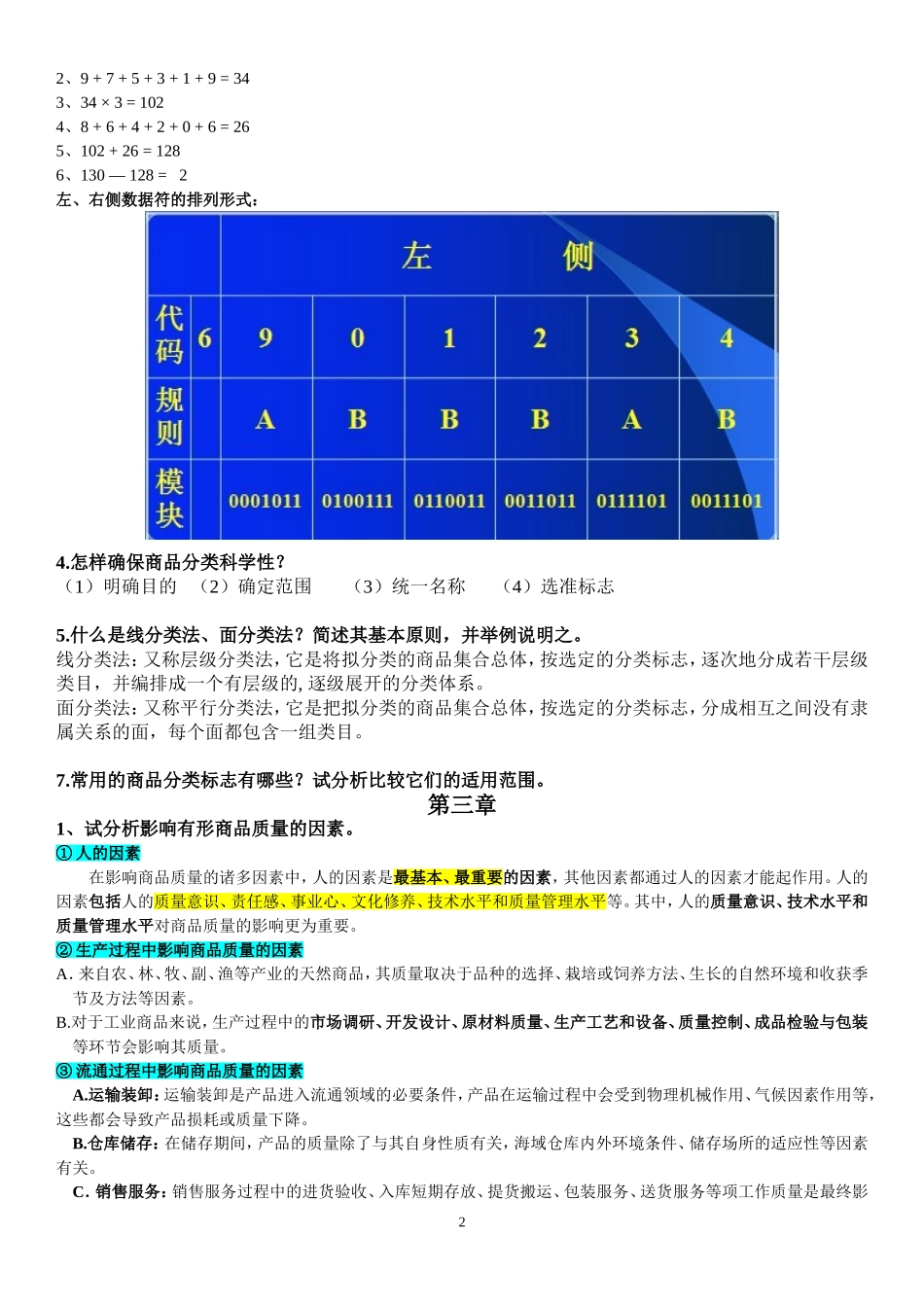 商品学ppt及答案_第2页