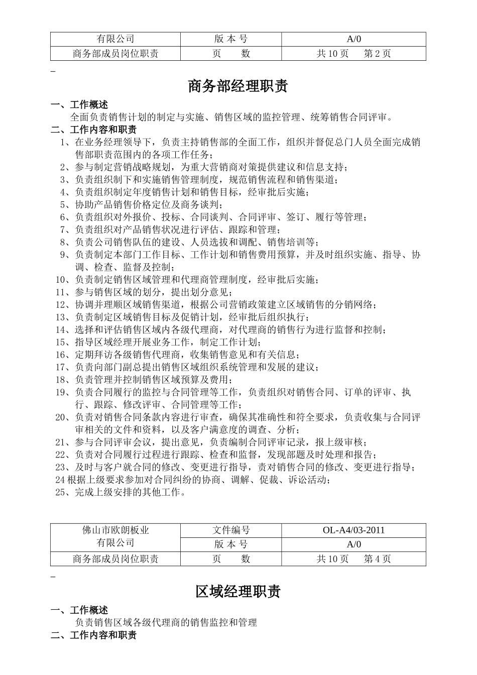商务部成员岗位职责_第2页