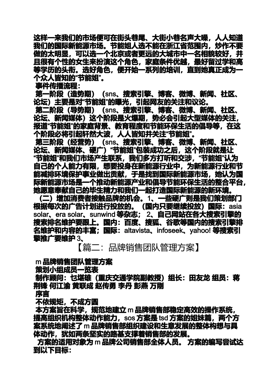 品牌营销管理策划方案_第3页