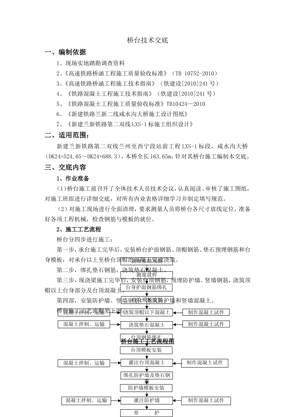 咸水沟桥台技术交底_第1页