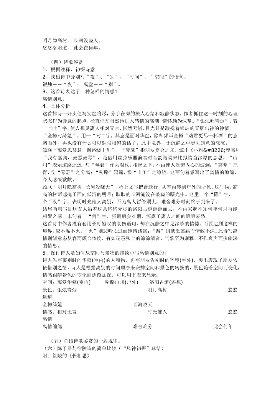 唐诗宋词教案全集_第3页