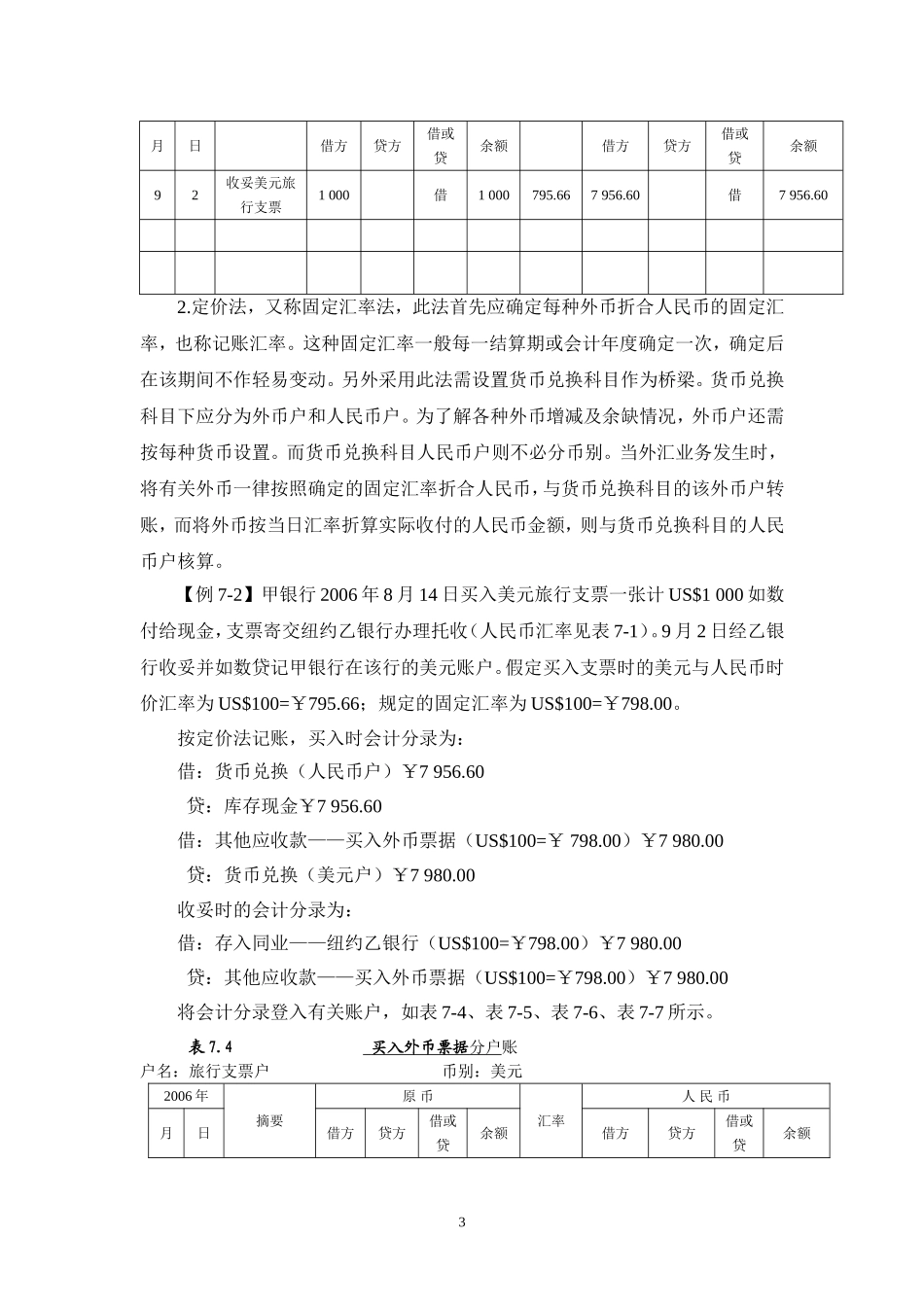 商业银行财务会计--第七章--外汇业务_第3页