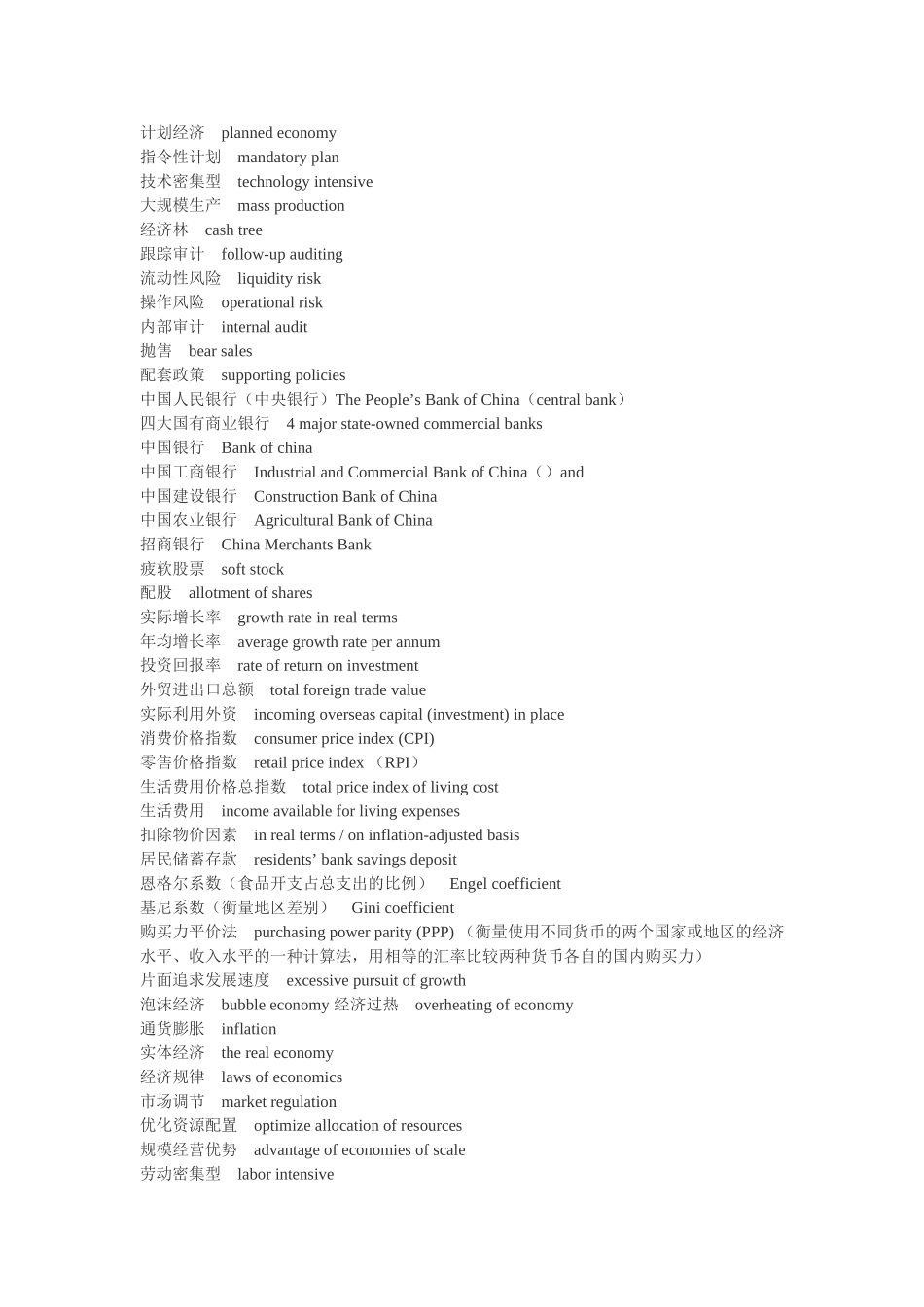 商务英语词汇_第2页