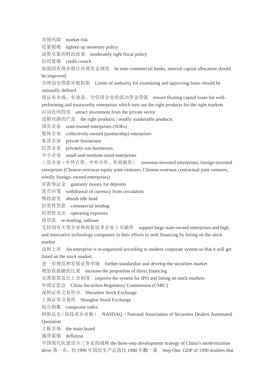 商务英语词汇_第3页