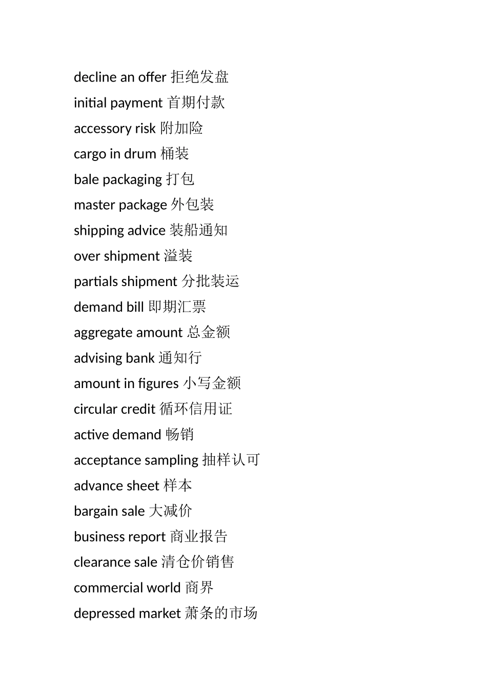 商务英语翻译专有名词_第3页