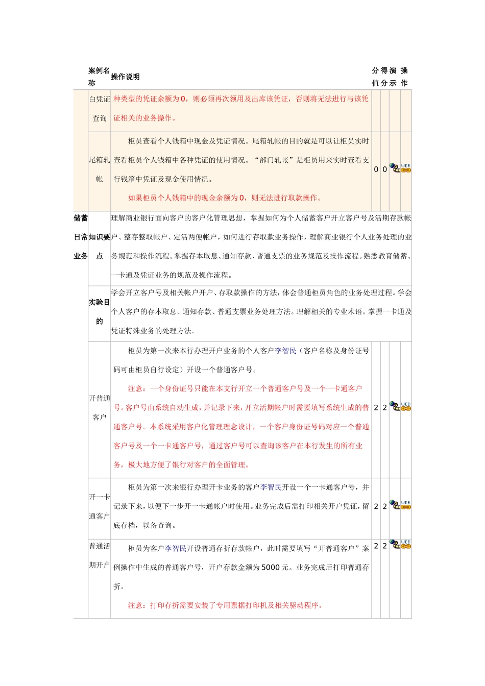 商业银行实习操作平台对私案例条目_第3页