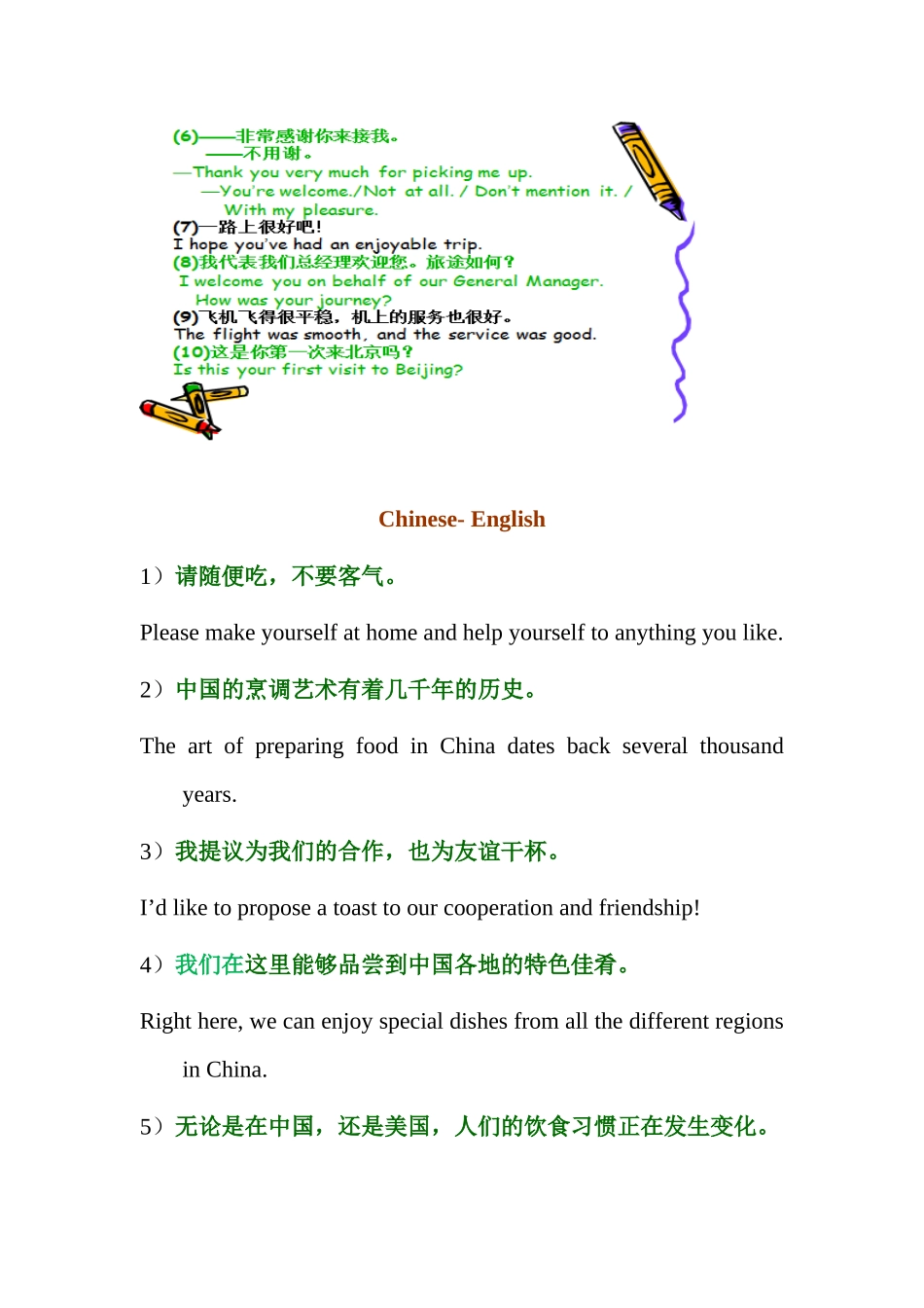 商务英语口译复习资料_第3页