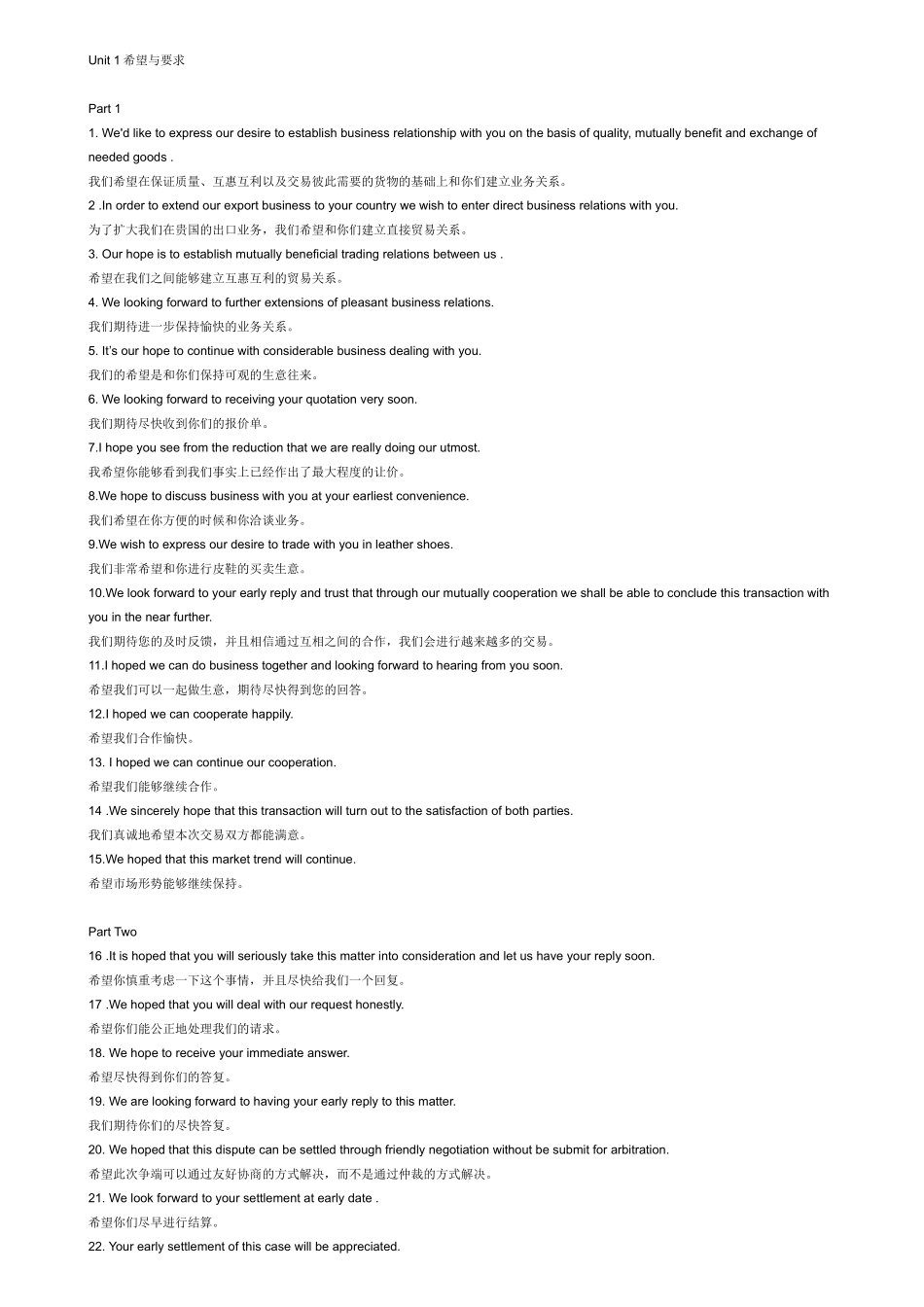 商务英语口语900句文本(中英文对照)_第1页