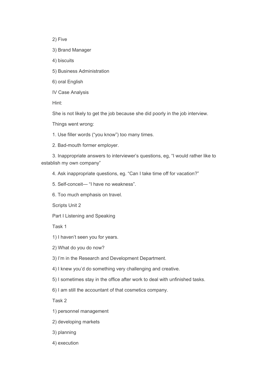 商务英语视听说答案_第3页