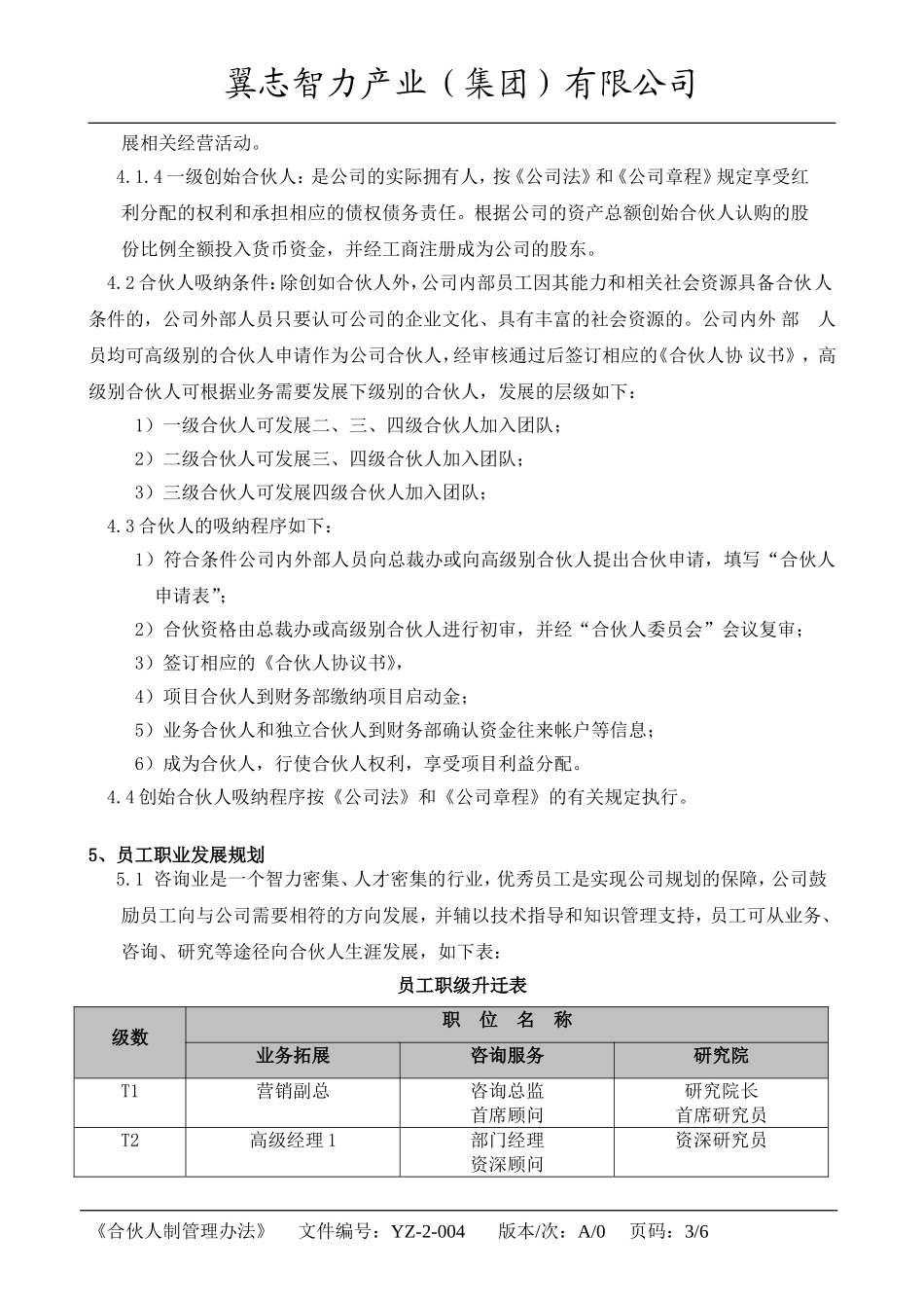 咨询公司合伙人制度管理办法_第3页