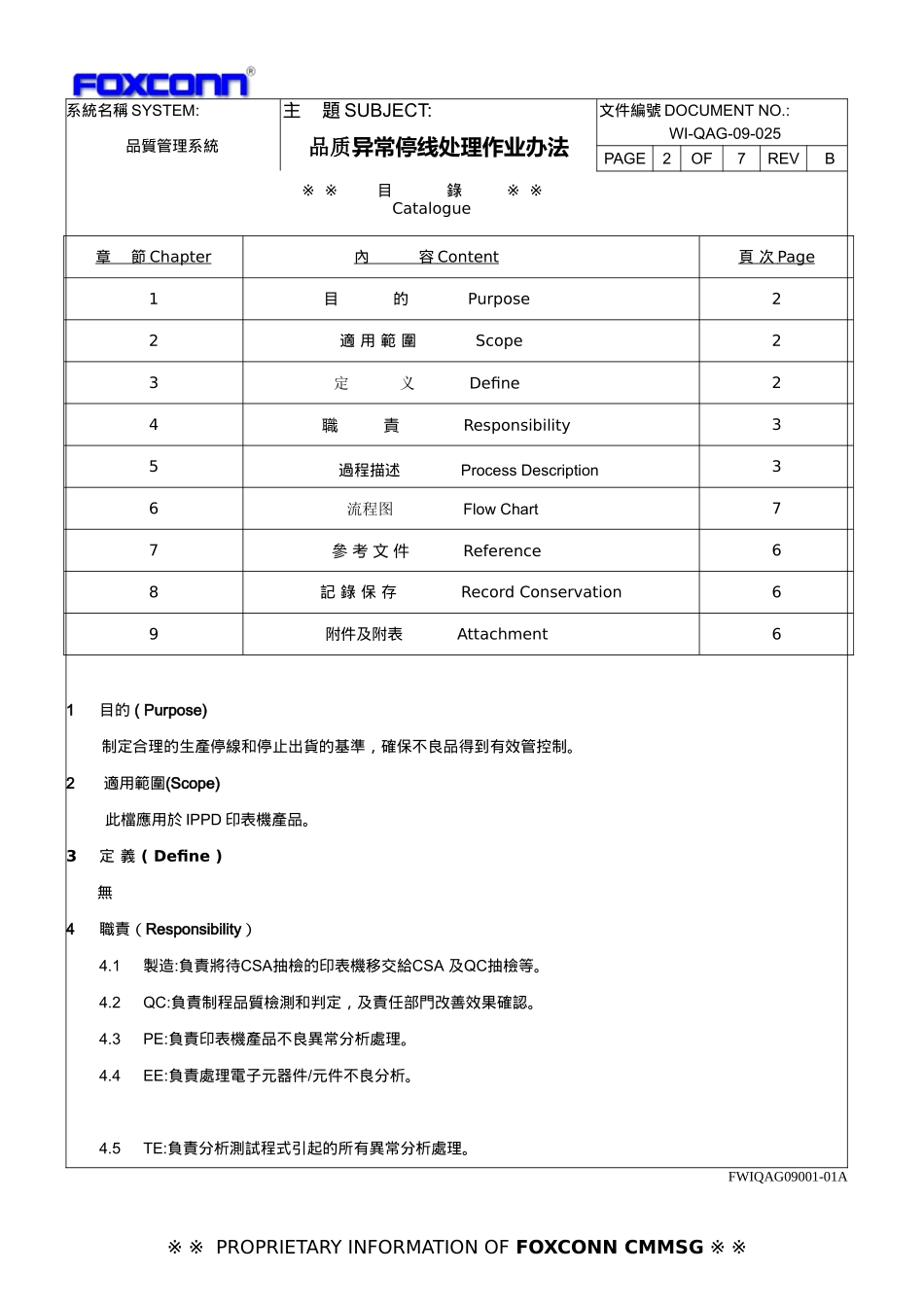 品质异常停线处理作业办法_第2页