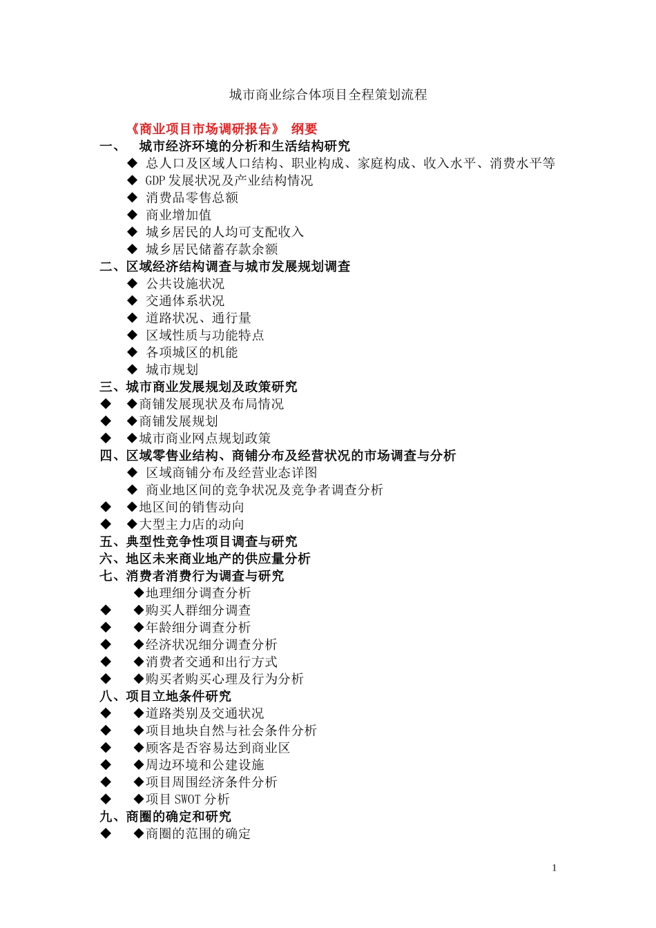 商业综合体项目各阶段策划_第1页