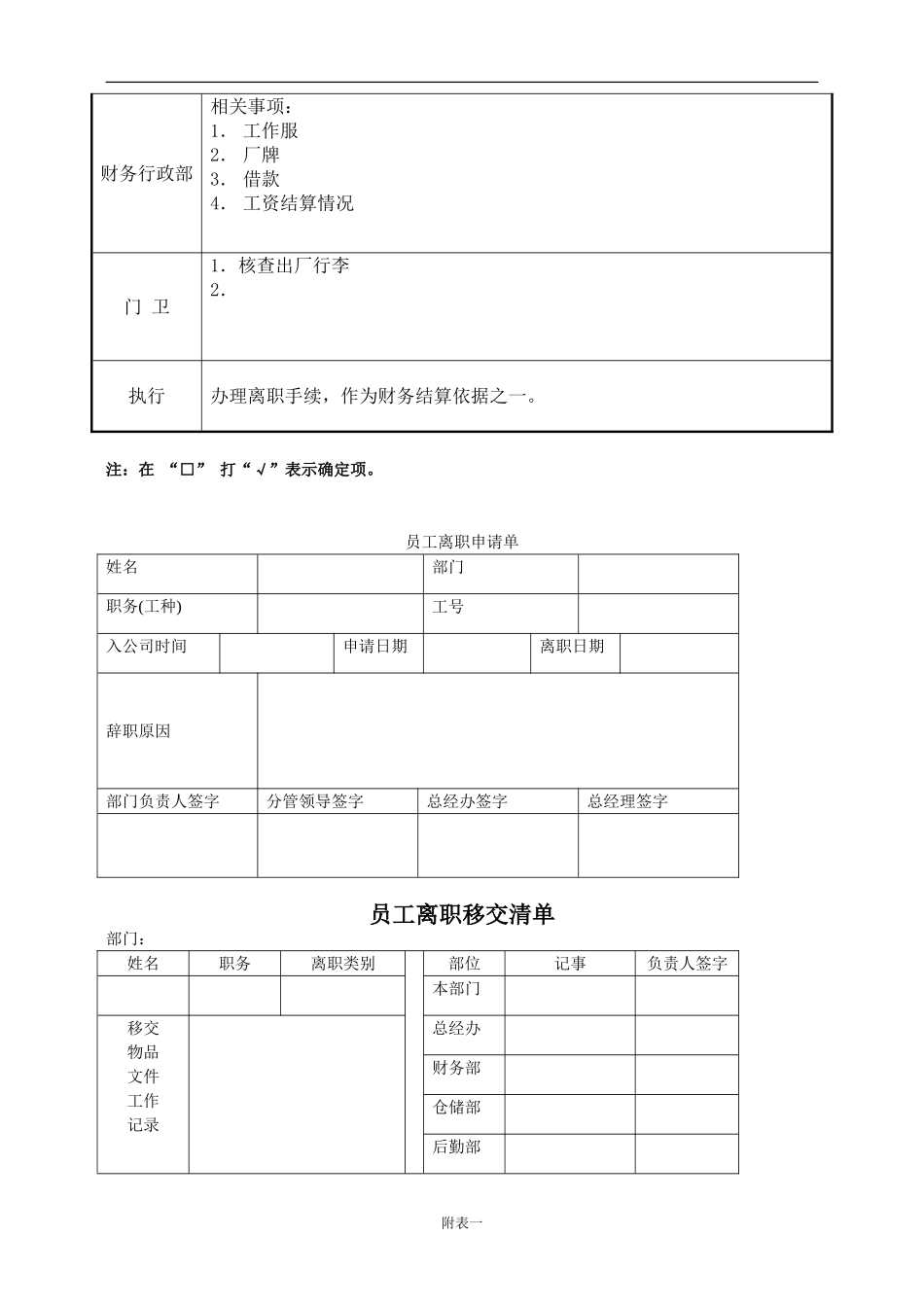 员工辞退审批表_第3页