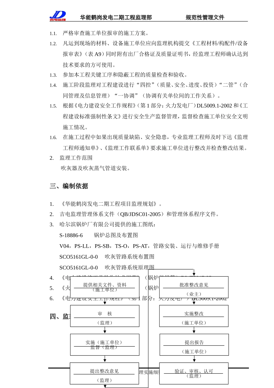 吹灰器及吹灰蒸汽管道安装监理实施细则_第3页