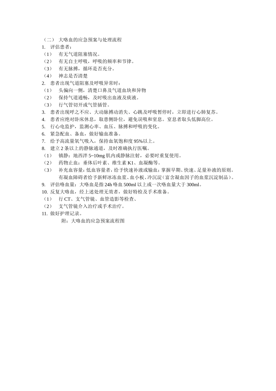 呼吸科急危重症的应急预案与处理流程_第2页