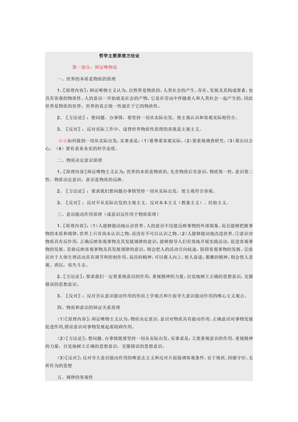 哲学主要原理方法_第1页
