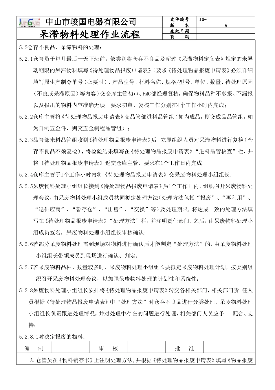 呆滞物料处理作业流程_第3页