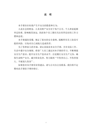 员工安全手册(同名18584)