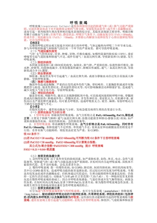 呼吸衰竭(同名3934)